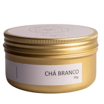 Vela Aromática Perfumada Aroma Chá Branco Pocket Essence 90g - Essence & Co