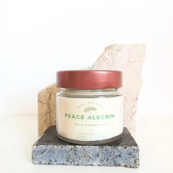 Vela Aromática Perfumada De Alecrim - 140g, imagem 1 de 4