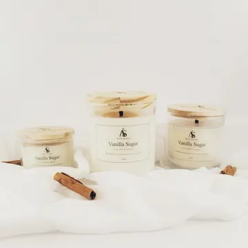 Vela Aromática Vanilla Sugar Sweet Aromas 170g
