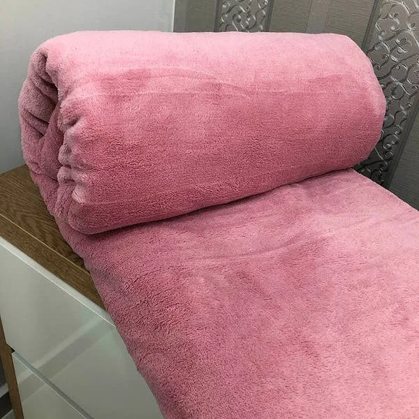 Cobertor Manta Aconchego Casal Ultrasoft Dupla Face - Rosa - 100% Poliéster, imagem 1 de 3