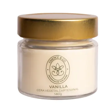 Vela Aromática Perfumada Aroma Vanilla Clássica 140g - Essence & Co