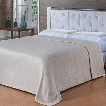 Cobertor Toque De Seda 220 X 240 Marfim Niazitex