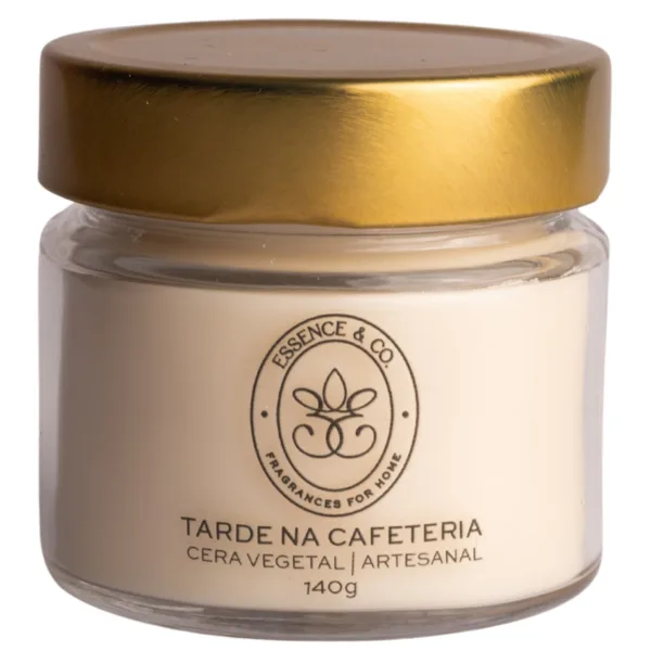 Vela Aromática Perfumada Tarde Na Cafeteria 140g Essence & Co, imagem 1 de 6