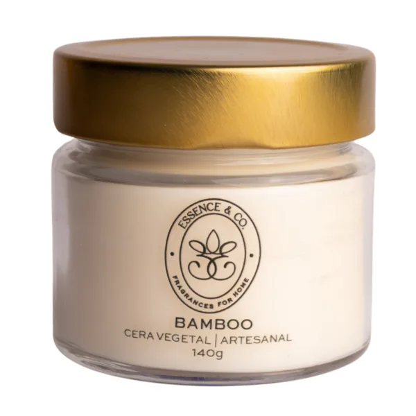 Vela Aromática Perfumada Aroma Bamboo Clássica 140g - Essence & Co, imagem 1 de 6