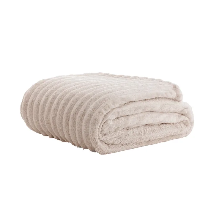 Cobertor London King 250gr 2,40x2,60 Bege, imagem 1 de 3
