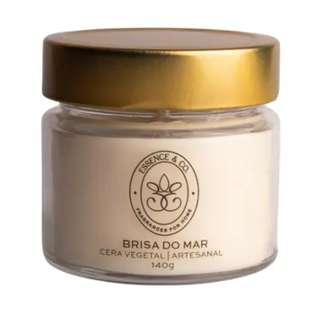 Vela Aromática Perfumada Brisa do Mar 140g - Essence & Co.
