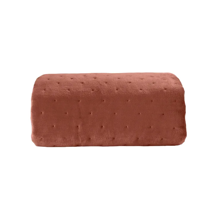 Cobertor Ultraplush Casal 2,30x2,30 Terracota, imagem 1 de 2