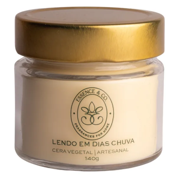 Vela Aromática Perfumada Lendo em Dias De Chuva 140g - Essence & Co, imagem 1 de 6