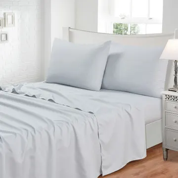 Jogo de Cama Queen Toque Macio Cinza 4 Peças Jolitex