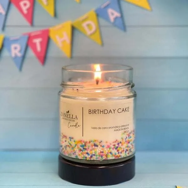 Vela Aromática Birthday Cake, imagem 1 de 1